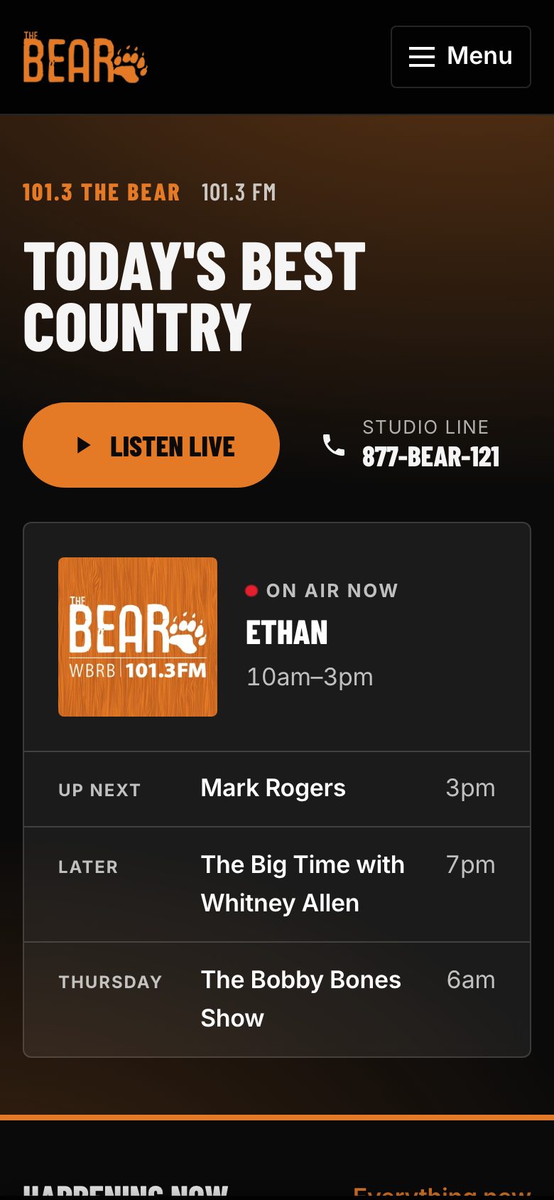 101.3 The Bear — phone