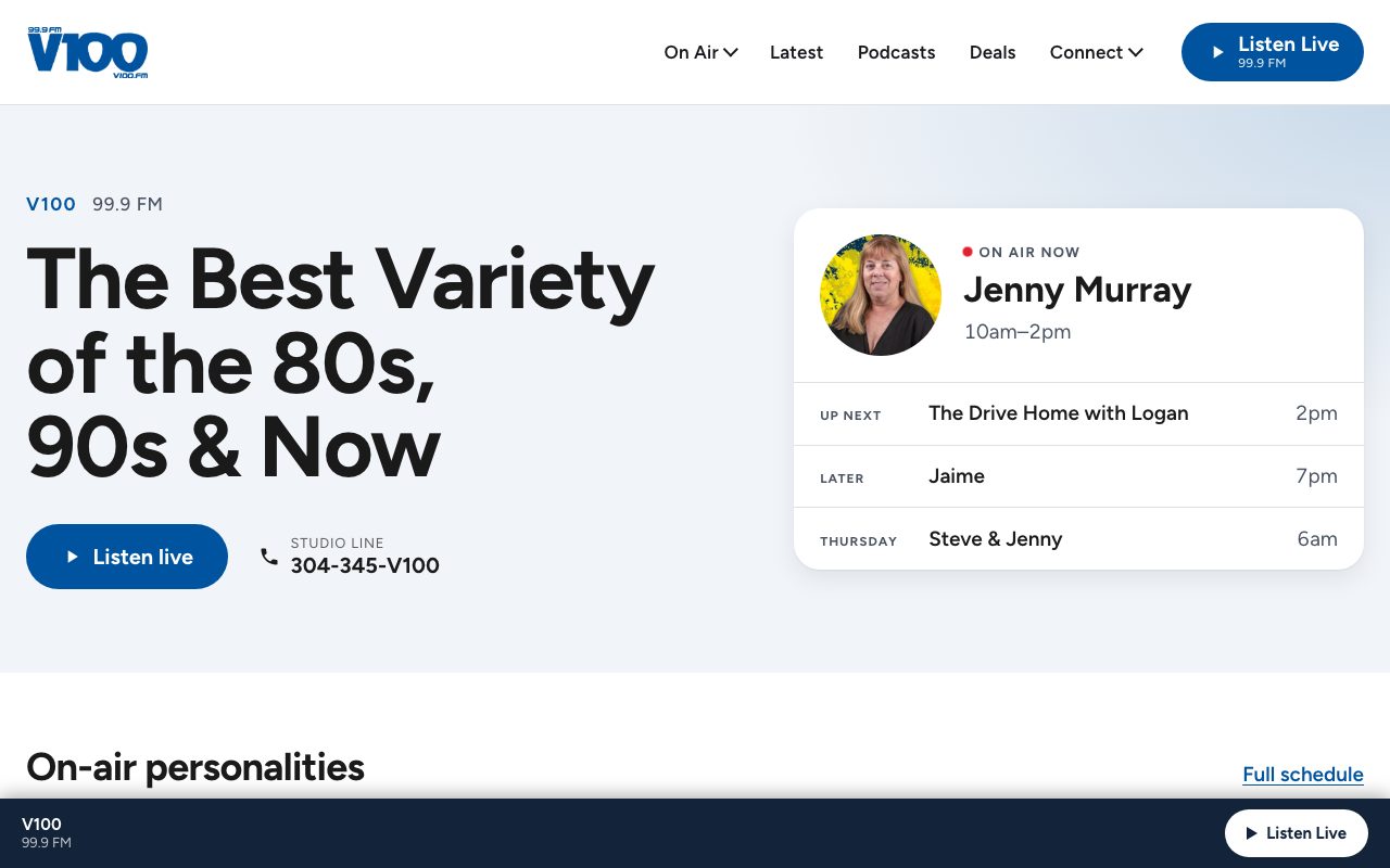 V100 — desktop