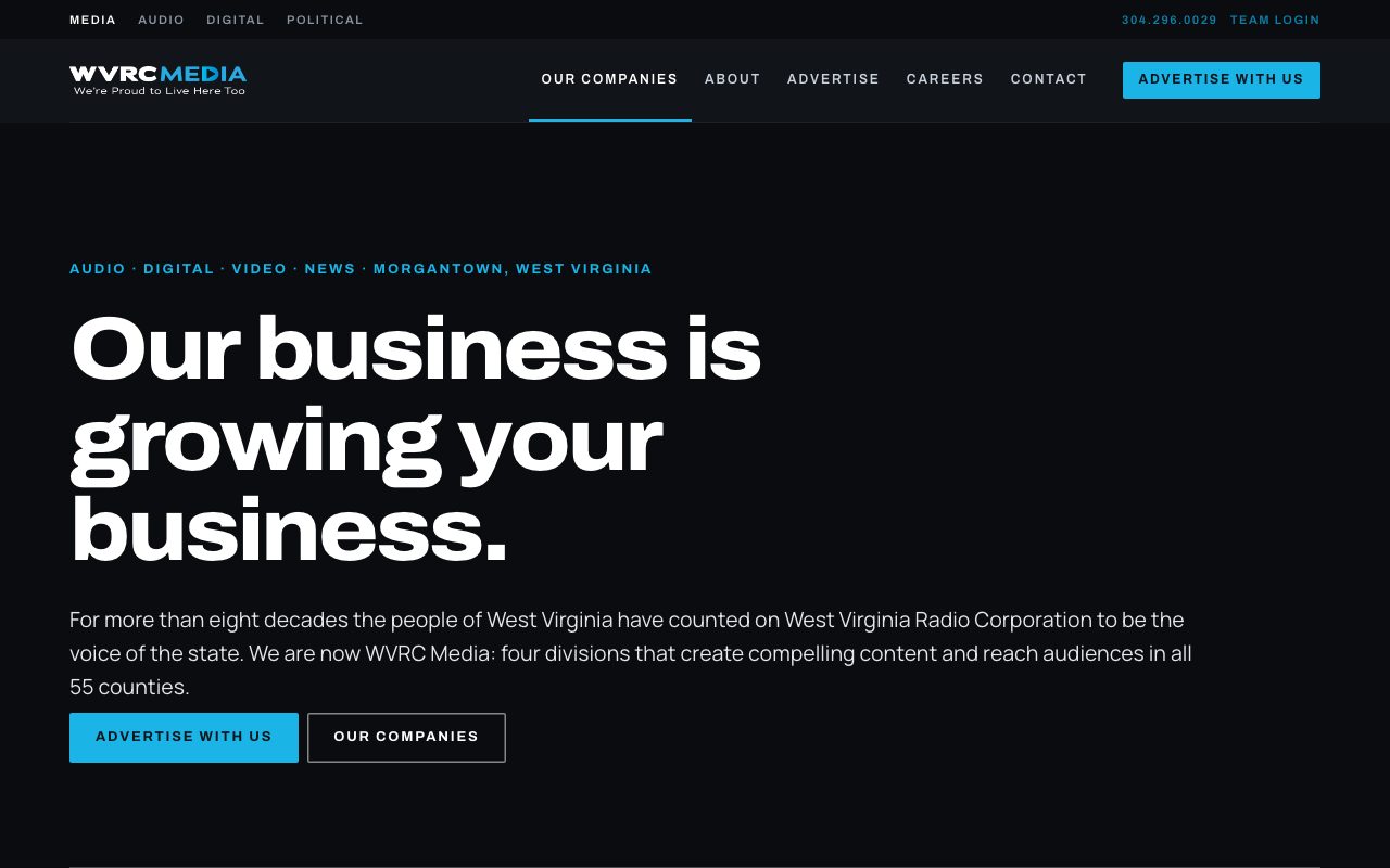 WVRC Media — desktop